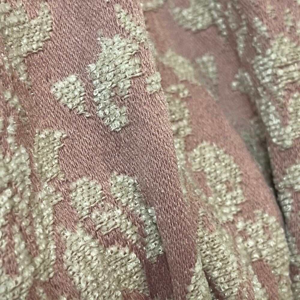 House Purse Day Bag Travel Bag Clay Pink White Damask Large Hobo Bag - Picture 12 of 14